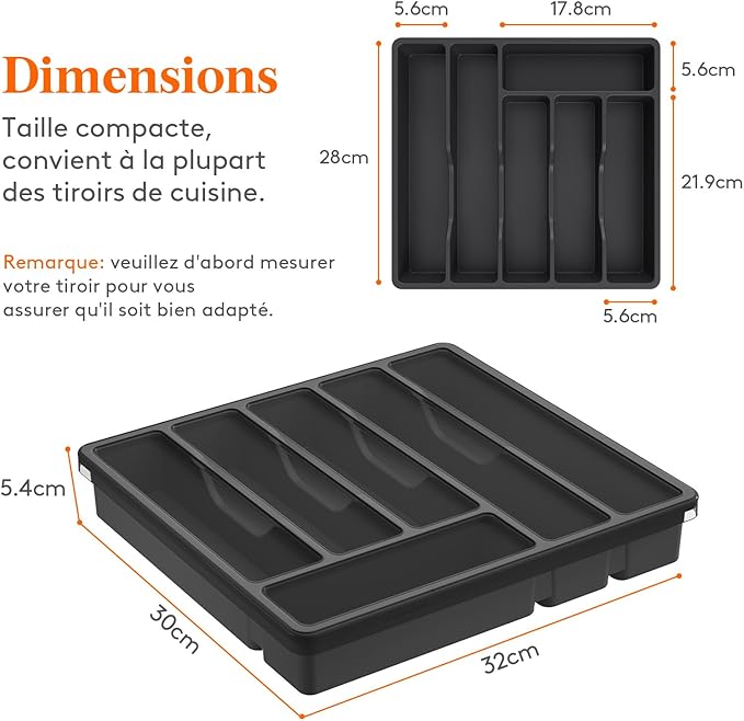 range couvert dimension